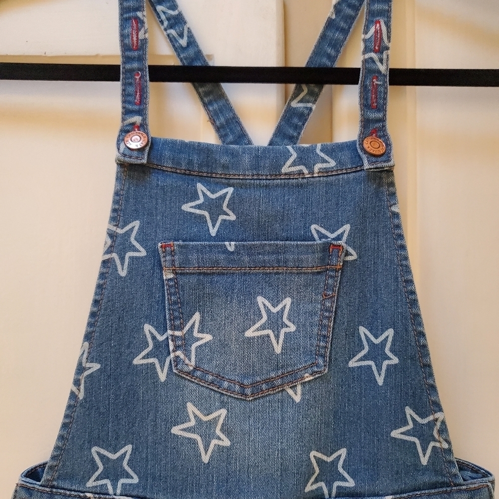 Cat & Jack Girls Overall Shorts - Picture 5 of 10